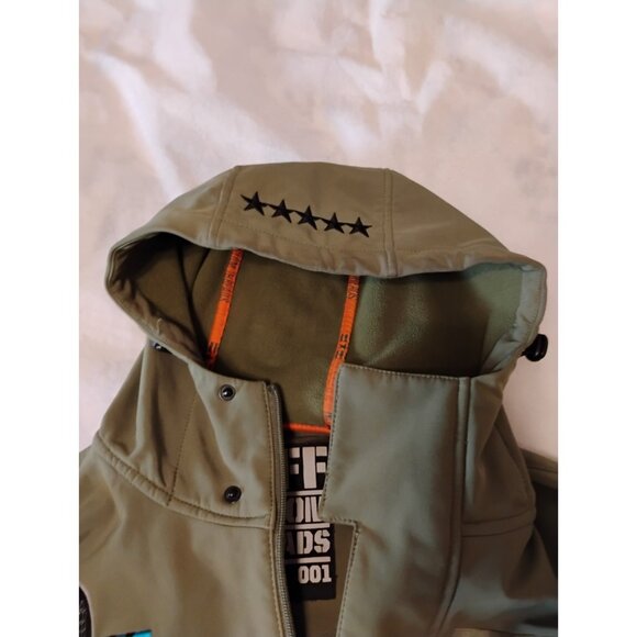 Neff Sarge Softshell Snowboard Jacket Size Medium Military Style - Picture 12 of 16